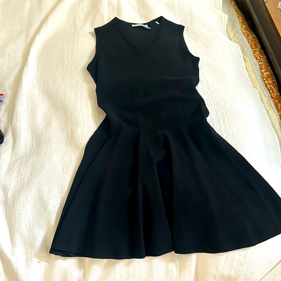 Sandro Dresses & Skirts - Sandro black knit ‘tennis dress’. Small